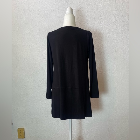 Eileen fisher Crewneck Long Sleeve Tunic Top size S - Picture 7 of 13